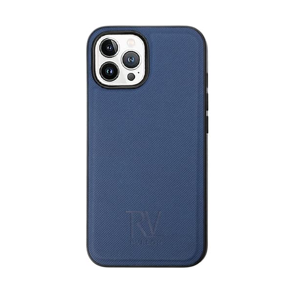 iPhone 14 Pro Max Plånboksfodral Magnet Rvelon - Blå Svart