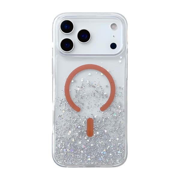 Star Diamond Classic Series MagSafe Glitter Case - iPhone 17 Pro Max Orange Orange