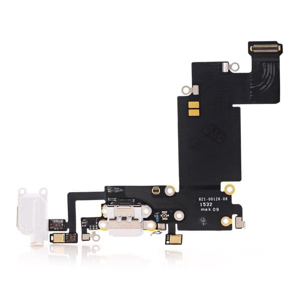 iPhone 6S Plus Laddkontakt Flexkabel - Vit Vit