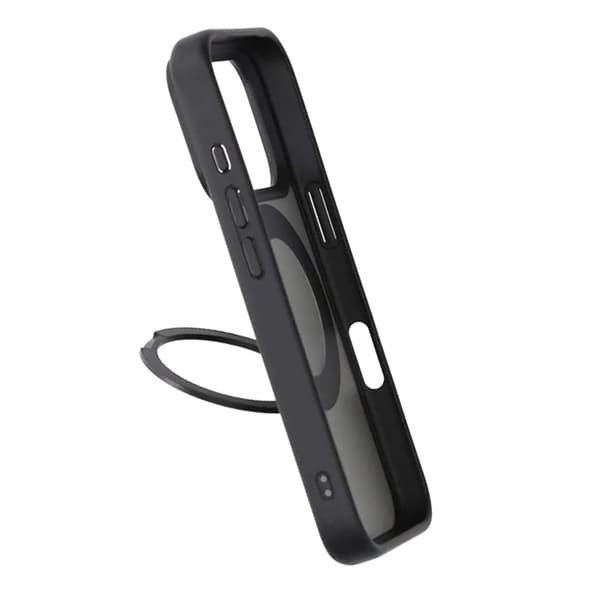 Mobile Case Rotating Magnet Stand for iPhone 17 Pro - Black Svart