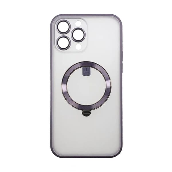 iPhone 13 Pro Max Skal med MagSafe Stativ Rvelon - Lila Lila