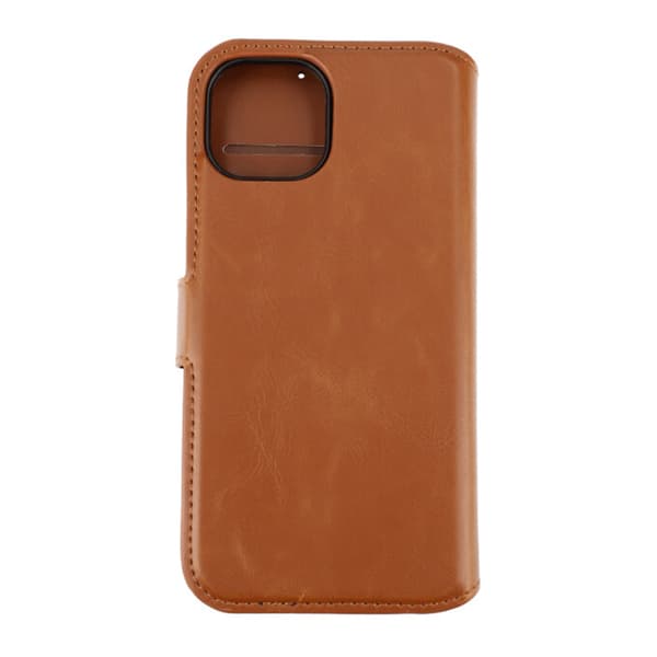 RV Magnetic Wallet Case iPhone 15 Brown Brun