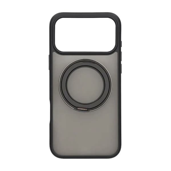 Mobilskal Roterande Magnet Stativ för iPhone 17 Pro Max - Svart Svart