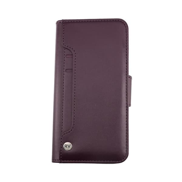 iPhone 13 Pro Plånboksfodral Extra Kortfack Rvelon - Mörklila Lila