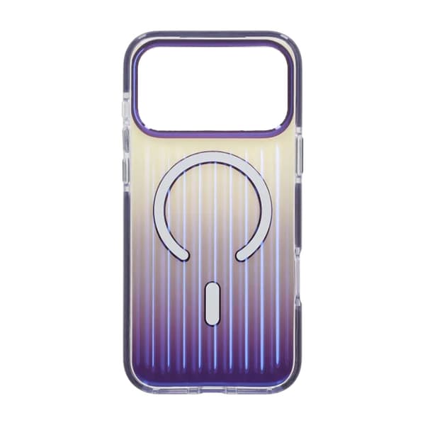 Mobilskal Korrugerad MagSafe för iPhone 17 Pro Max - Mörklila Dark Purple