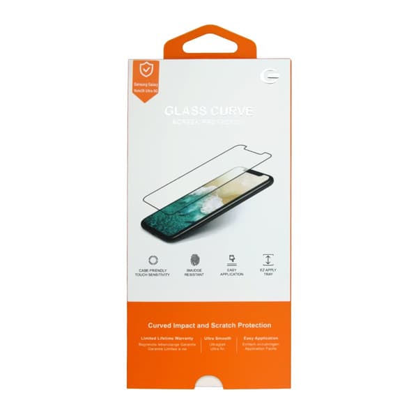 Screen Protector iPhone 12/12 Pro - 3D Tempered Glass Black Svart
