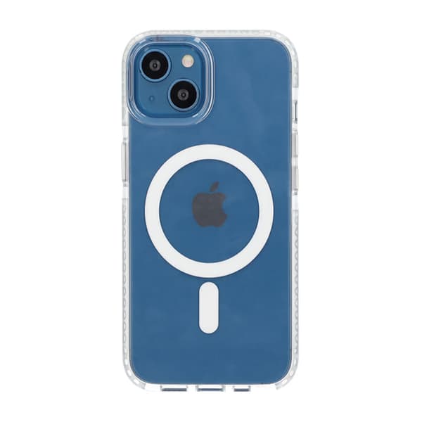 iPhone 13/14 Mobilskal Magnet Dubbelskydd - Vit Vit