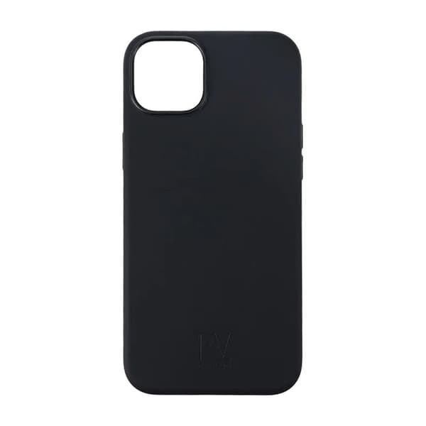 iPhone 15 Plus Silicone Case Rvelon MagSafe - Black Svart