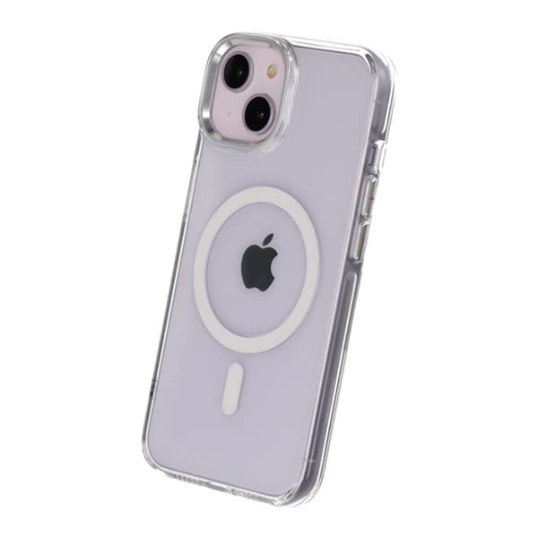 iPhone 14/13 Mobilskal TPU med Magnet Rvelon - Transparent Transparent