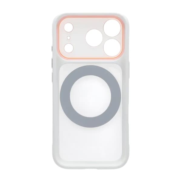 Skal med Roterbart MagSafe-Stativ för iPhone 17 Pro - Vit Vit