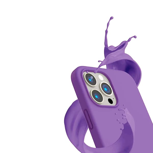 iPhone 14 Pro Silikonskal Rvelon - Lila Lila