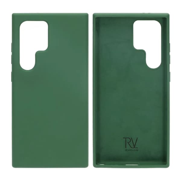 Samsung Galaxy S24 Ultra Silicone Case Rvelon - Green Grön