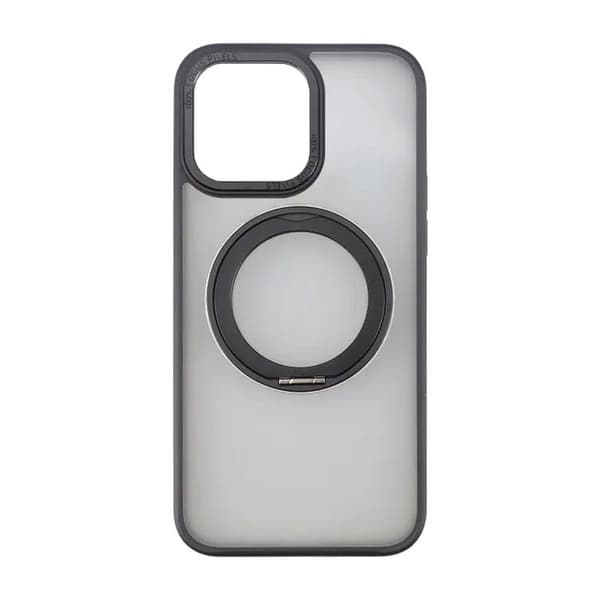 iPhone 15 Pro Case with MagSafe Stand Rvelon - Black Svart