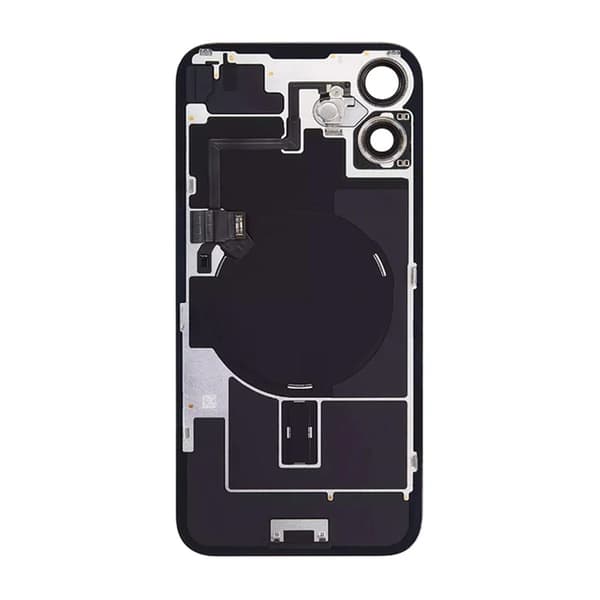 iPhone 16 Plus Baksida Glas med smådelar - Rosa Rosa