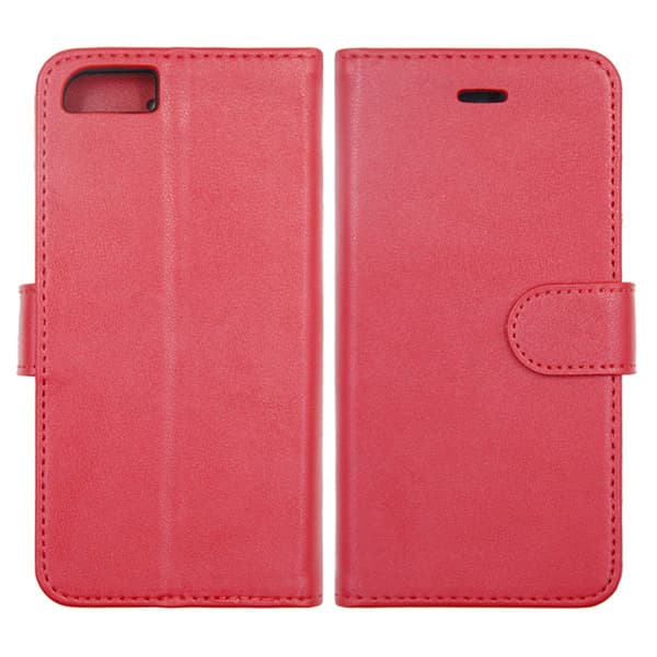 iPhone 6/6S Plånboksfodral Magnet Läder med Stativ - Röd Röd
