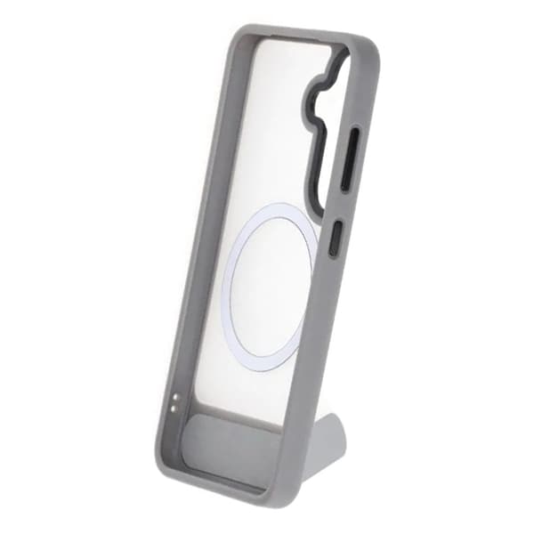 MagSafe-skal med stativ för Samsung Galaxy S25 - Grå Svart