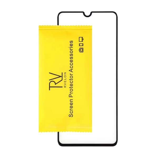 Screen Protector Samsung Galaxy A42 5G - 3D Tempered Glass Black - bulk Svart