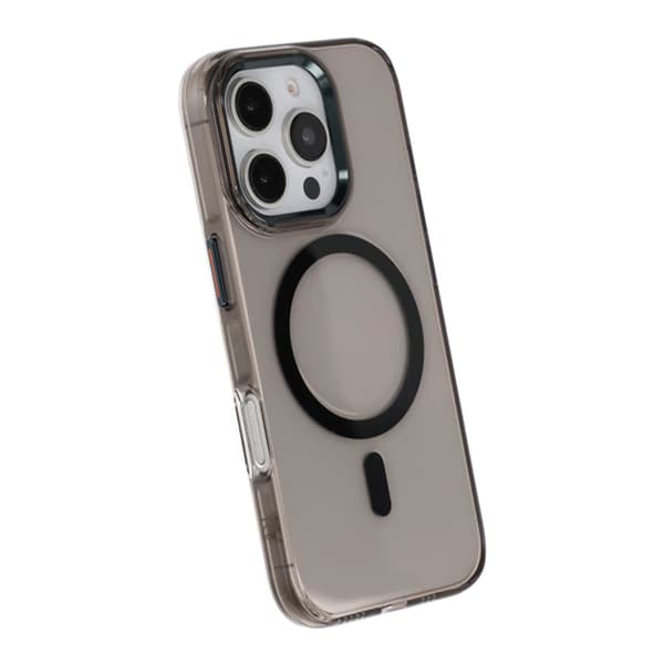 iPhone 16 Pro Mobilskal TPU med Magnet Rvelon - Svart Svart