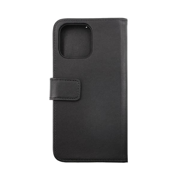 iPhone 14 Plånboksfodral Läder Rvelon - Svart Svart