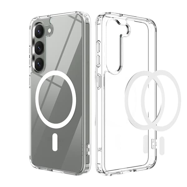 Samsung Galaxy S23 Hybrid Mobile Case with Magsafe - Transparent