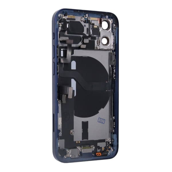 iPhone 12 Mini Baksida med Komplett Ram - Blå Blå