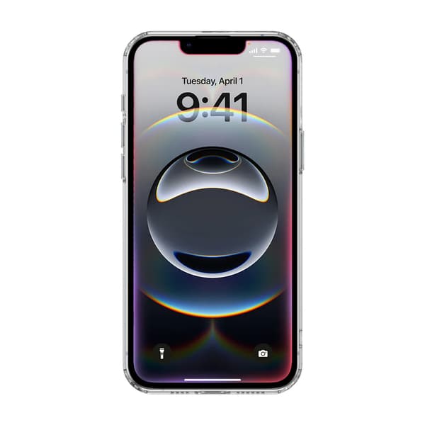 Rvelon Stöttåligt Mobilskal för iPhone 16e och 17e - Transparent Transparent