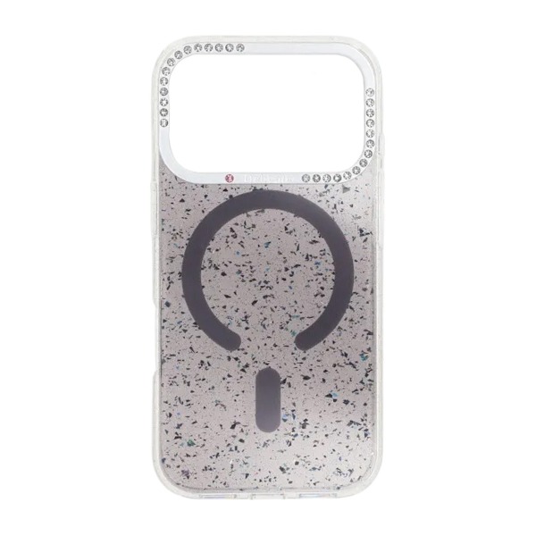 Glitter Diamond Magnetic Case - iPhone 17 Pro Max Black Glitter