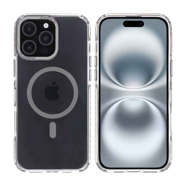iPhone 16 Pro Max Rvelon Mobile Case Magnet Reinforced - Gray Grå