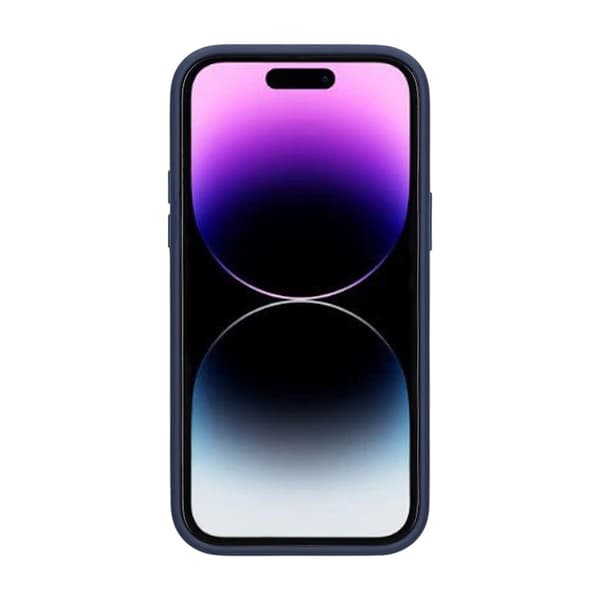 Matte case 360 ​​rotating bracket Mobile Phone Case For iPhone 14 Pro Max Blue Blå