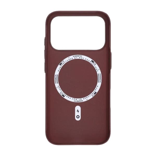 Corrugated Rock Sand Magnetic Case - iPhone 17 Pro Max Red Röd