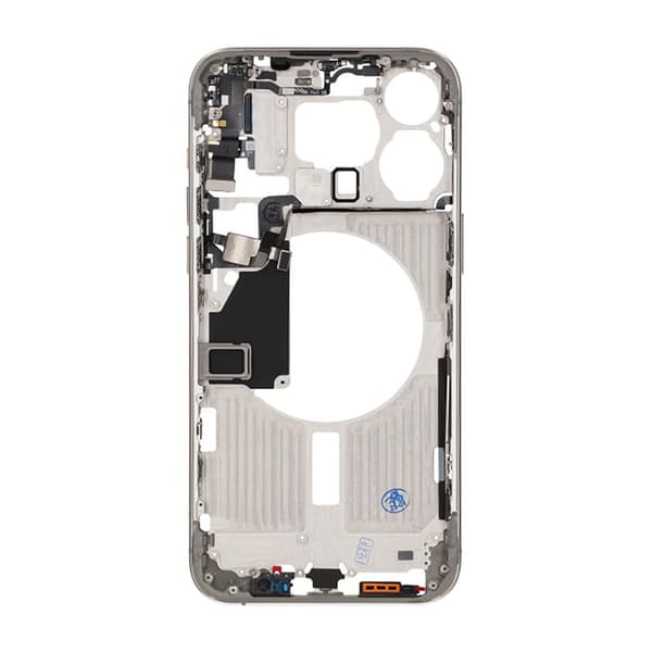 iPhone 15 Pro Max Mittenram med smådelar OEM - Naturlig Titan