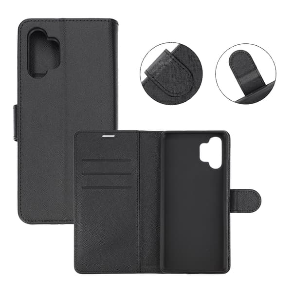 Samsung Galaxy A13 4G Wallet Case with Stand - Black Svart