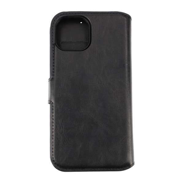 iPhone 15 Wallet Case Magnet Rvelon - Black Svart