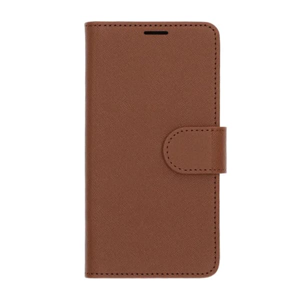 Flip Stand Leather Wallet Case For Samsung S26 Plus Brown Brun