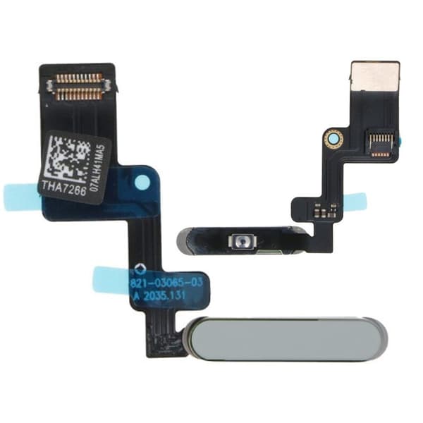 iPad 10 2022 Fingeravtrycksläsare Sensor Flexkabel - Vit Vit