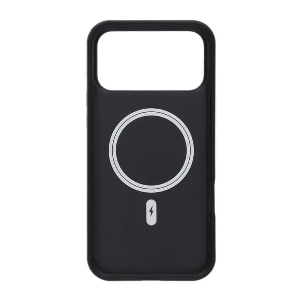 MagSafe Mobilskal med Räfflad Läderstruktur för iPhone 17 Pro Max/18 Pro Max - Svart Svart