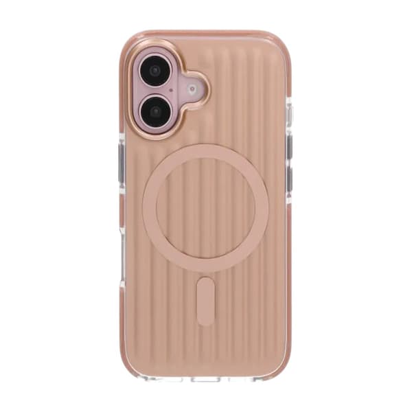 Patterned TPU Case for iPhone 16 with MagSafe - Gold Guld