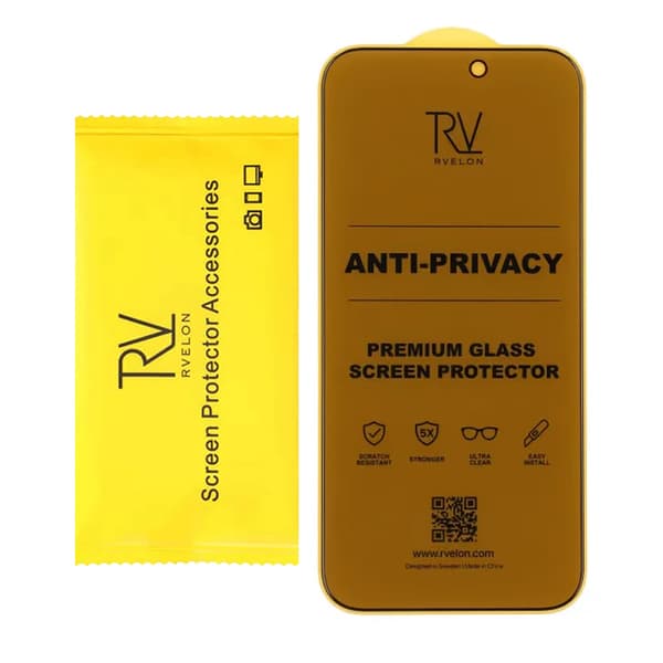Rvelon Screen Protector iPhone 16 Pro Max and 17 Pro Max Privacy Privacy Film - Bulk