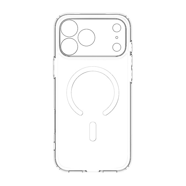 iPhone 17 Pro Max Case - Magsafe Rvelon Transparent Transparent