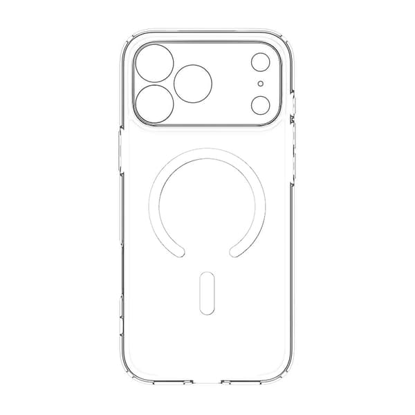 Rvelon Mobilskal med Kameraskydd för iPhone 17 Pro Max - Klar Transparent