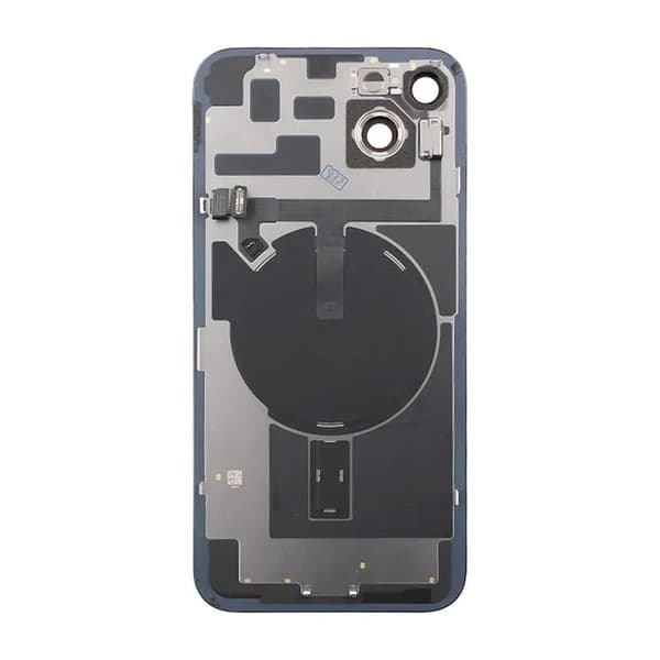 iPhone 14 Plus Baksida Glas Komplett - Svart Svart