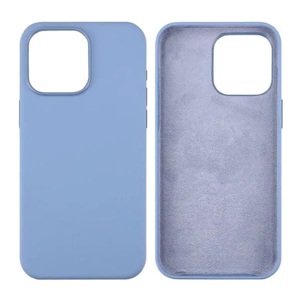 iPhone 15 Pro Silicone Case Rvelon - Blue Blå