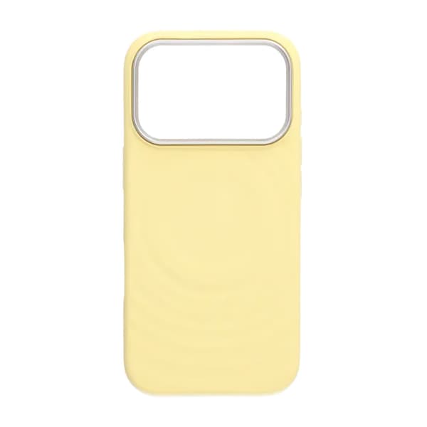 Mobilskal Silikon med Magsafe för iPhone 17 Pro - Gul Gul