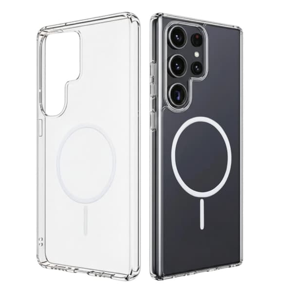 Magsafe Case for Samsung Galaxy S25 Ultra - Transparent Transparent