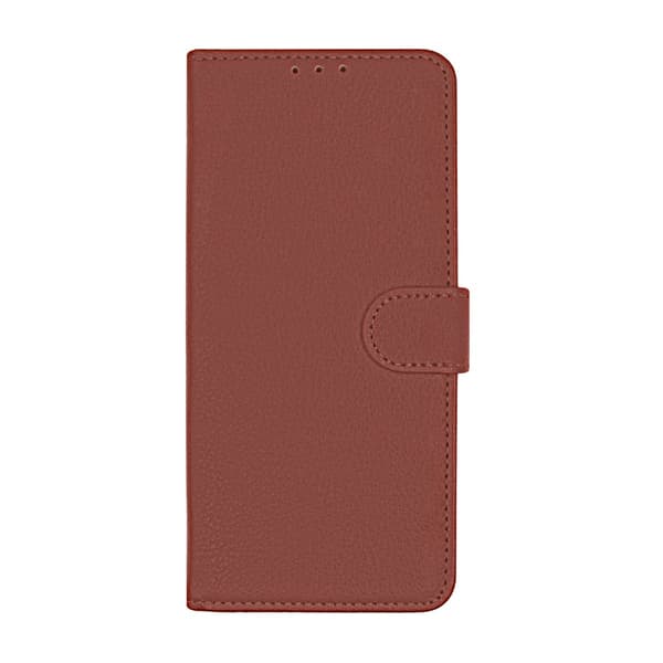 Samsung Galaxy A12 Wallet Case with Stand - Brown Brun