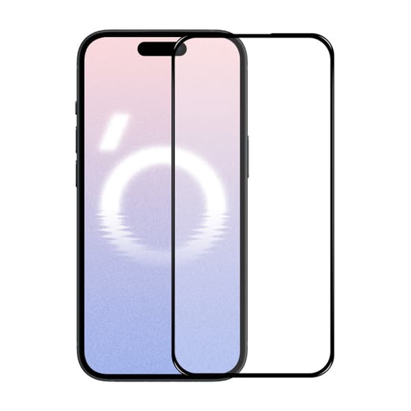 iPhone 15 Plus/16 Plus 330 gule High aluminum screen printing full screen tempered film (bulk)
