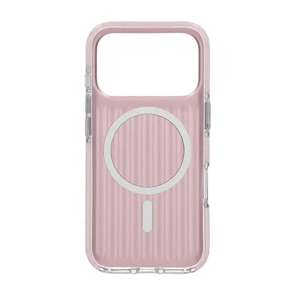 Corrugated Magsafe Mobile Case for iPhone 17 Pro - Pink Rosa