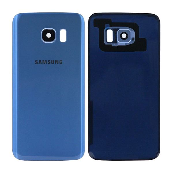 Samsung Galaxy S7 Edge Baksida - Blå Blå