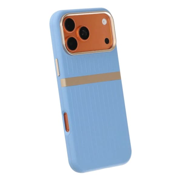 Luggage Spliced Leather Texture Magnetic Phone Case For iPhone 17 Pro Max/18 Pro Max Light Blue Light blue