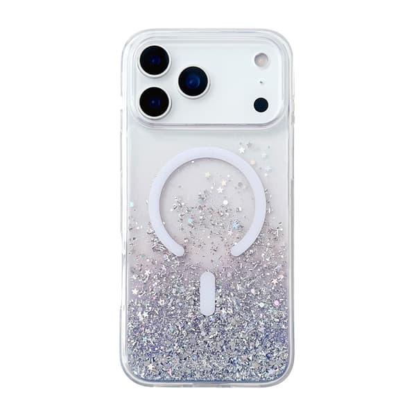 Star Diamond Classic Series MagSafe Glitter Case - iPhone 17 Pro Max Purple Lila
